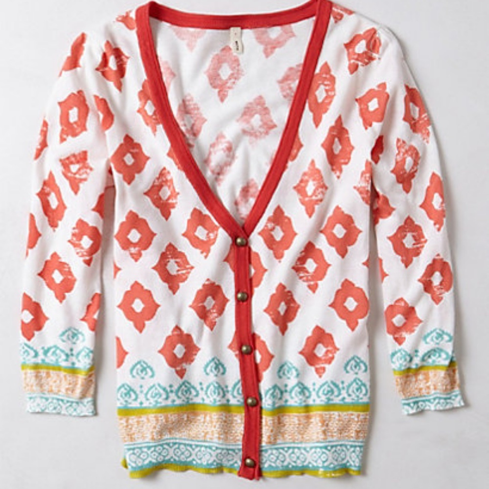Anthropologie Colorful Sweater